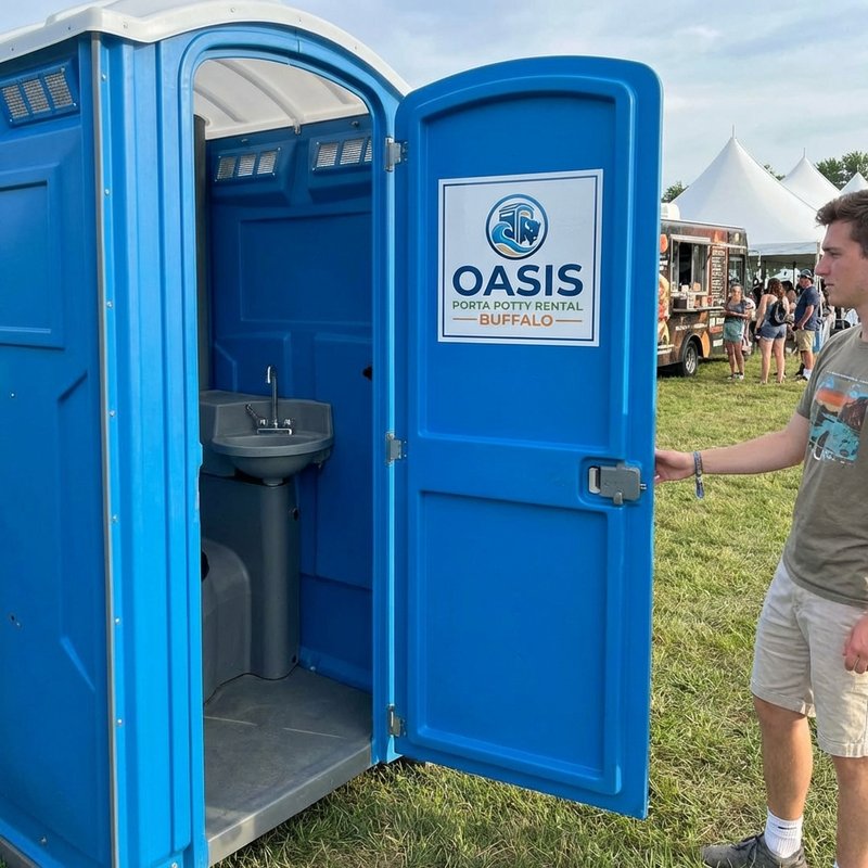 Deluxe Porta Potty with Sink Buffalo NY